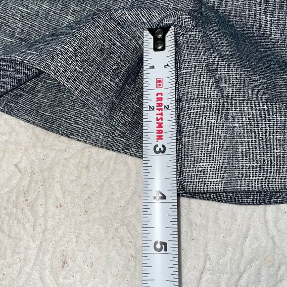 Harve Benard Black White Tweed Print Shorts Sz 6 4" Inseam - Picture 5 of 11